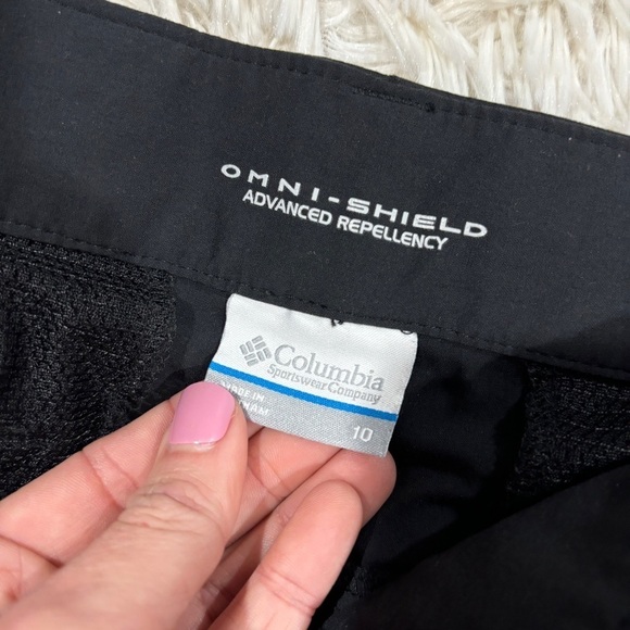 Columbia Omni-Shield women’s capri drawstring ankle hiking pants size 10 - Picture 6 of 13